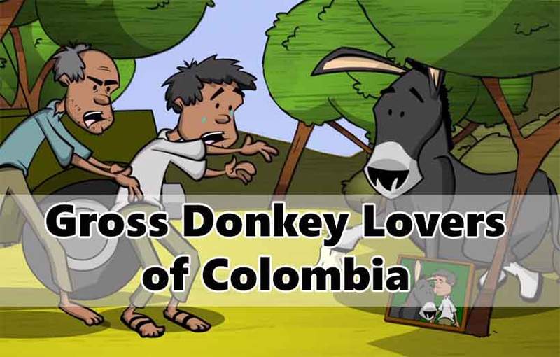 哥伦比亚处男有需要就和驴啪啪 “破触小母驴”奇葩习俗是真的吗