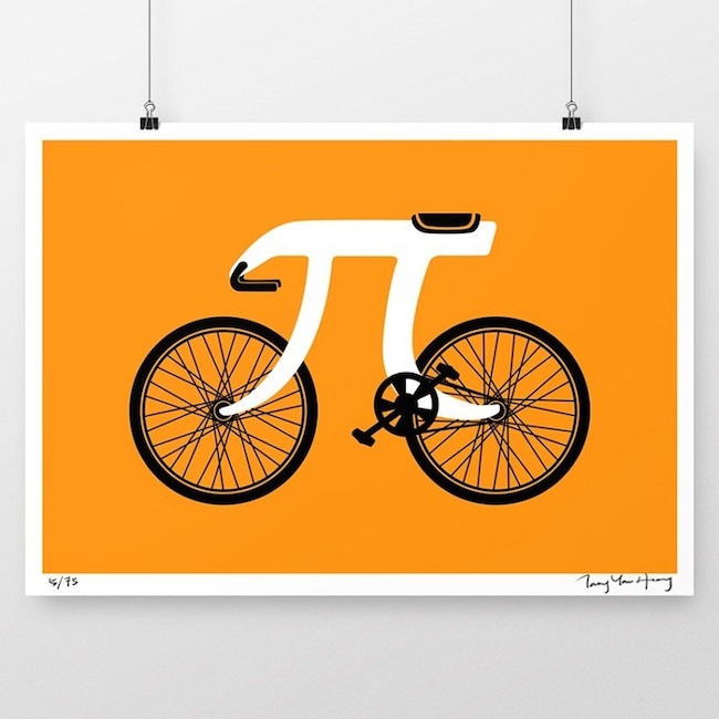 π 字型脚踏车 圆周率单车Pi Bike融合“无理”与“合理”