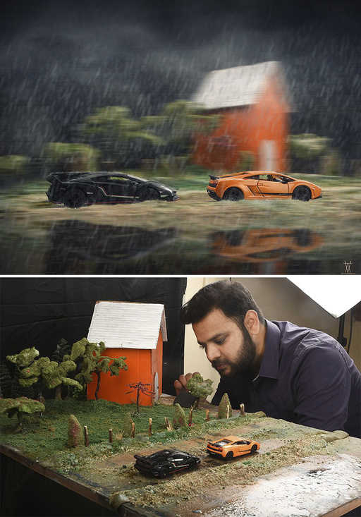 摄影师拍出最震撼的汽车广告 不出门也能拍汽车平面广告