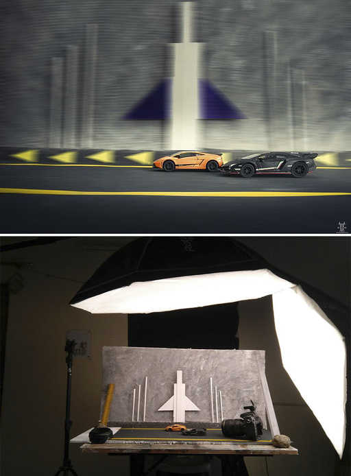 摄影师拍出最震撼的汽车广告 不出门也能拍汽车平面广告