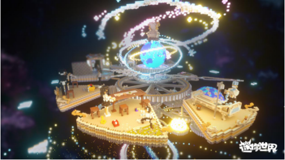 《迷你世界》玩家畅想太空之旅，花样作品创意无限