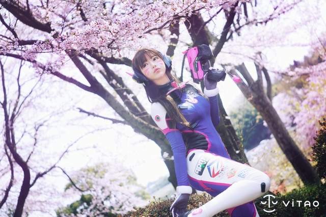 韩国超人气模特儿Yurisa Cosplay D.Va CG美少女甜美梦幻