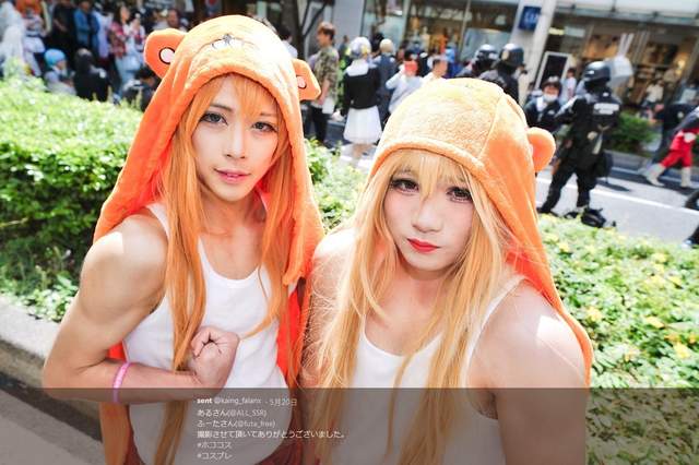 我家有个鱼干妹 肌肉男cosplay“好吃懒做”妹妹