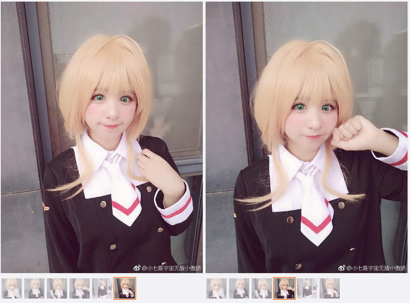 大陆妹Cosplay《我的英雄学院》渡我被身子 角色扮演高度还原